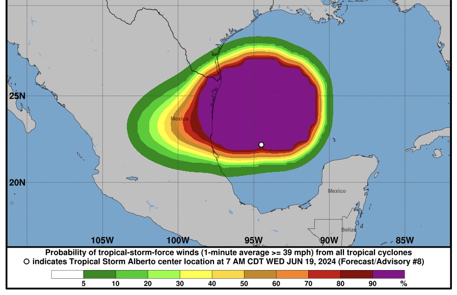 Tormenta Tropical Alberto Se Forma En El Golfo De M Xico La Primera