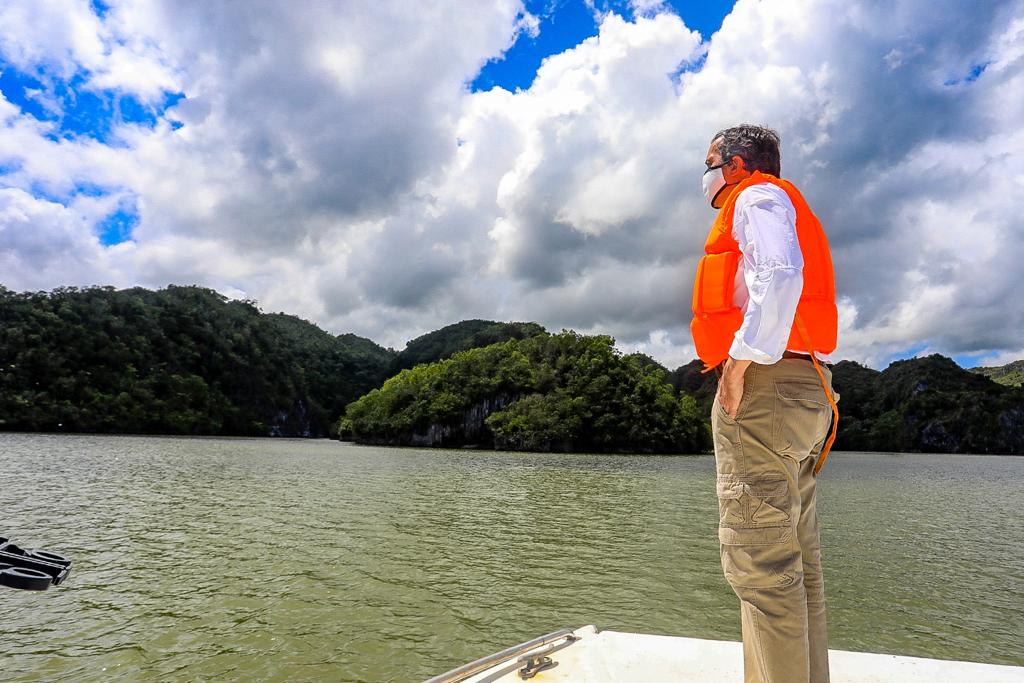 Visita Ministro Orlando Jorge Mera al Parque Nacional de Los Haitises Septiembre 2020