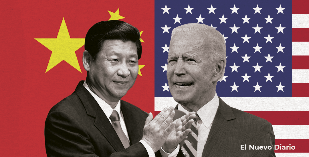 Los presidentes de Estados Unidos y China Joe Biden y Xi Jinping Foto externa y de archivo.