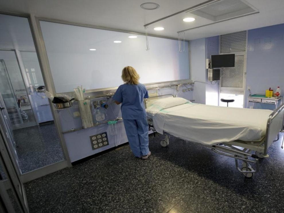 sala de uci del hospital obispo polanco de teruel