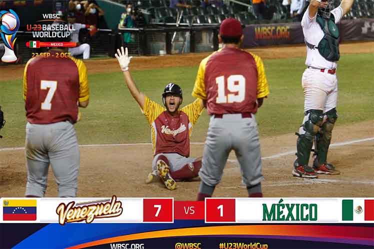 Venezuela Mexico Beisbol 1