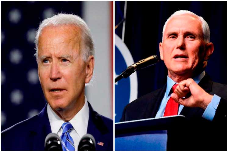 EEUU Biden Pence duelo 2024