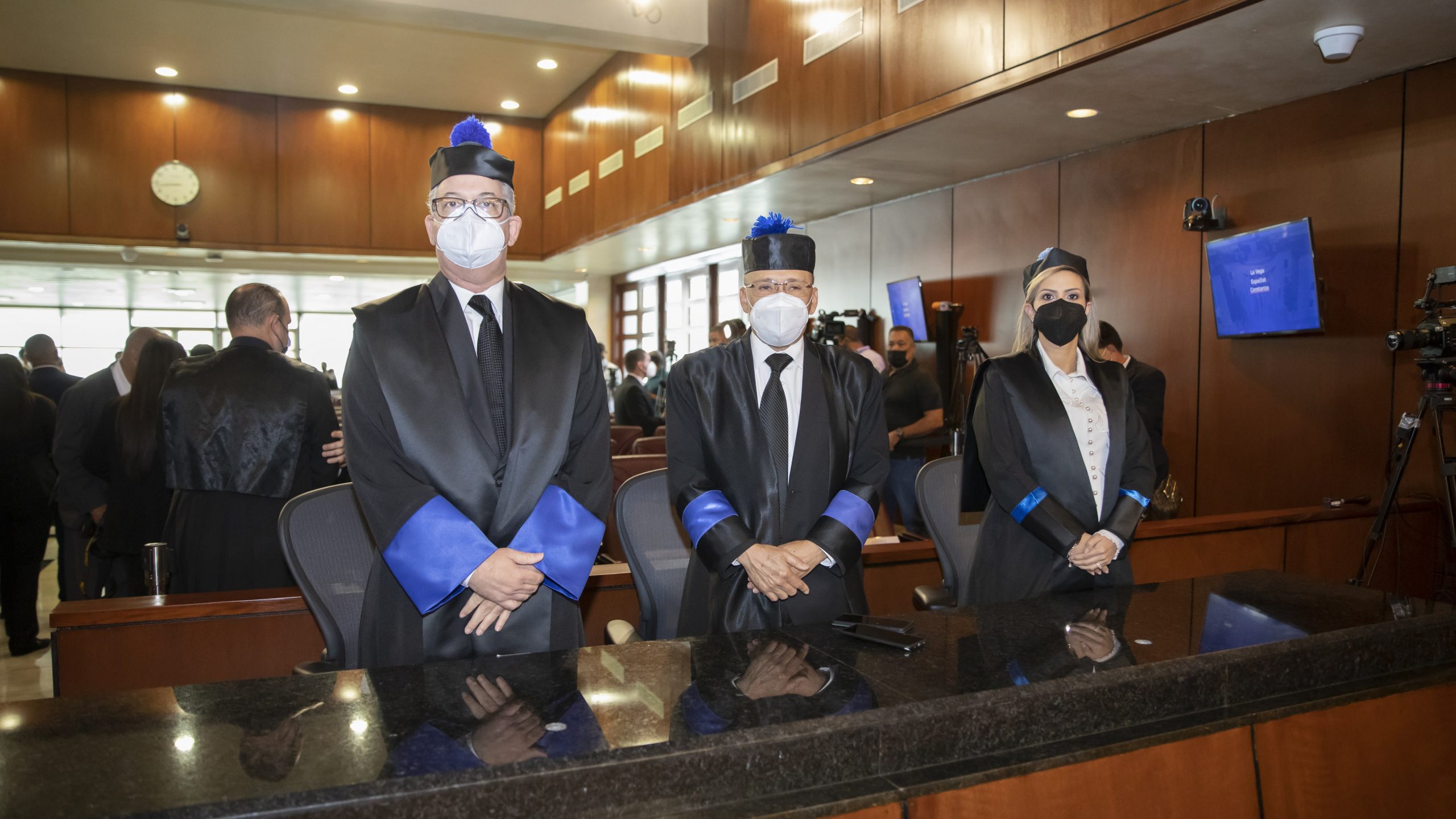 El procurador adjunto Rodolfo Espineira junto a los titulares de la Corte y la Fiscalia del Distrito Nacional Jose del Carmen Sepulveda y Rosalba Ramos scaled