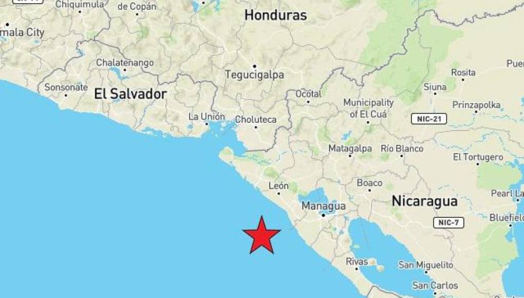 Sismo de 61 grados de magnitud estremece Nicaragua sin reporte de victimas