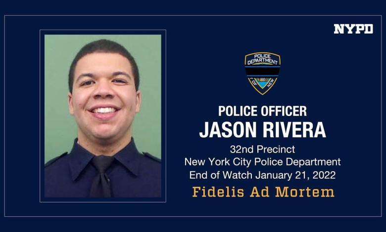 nypd shares jason rivera photo pays tribute to hero officer aged just 22 9418b7ca focus 0 0 895 573