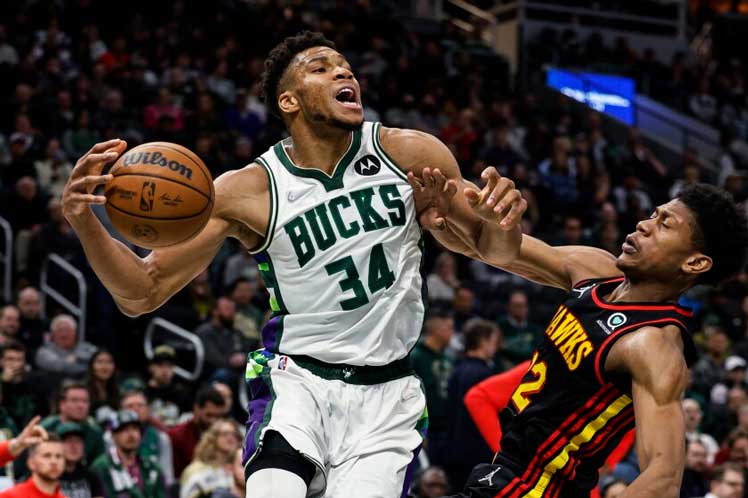 EEUU NBA Bucks vs Hawks