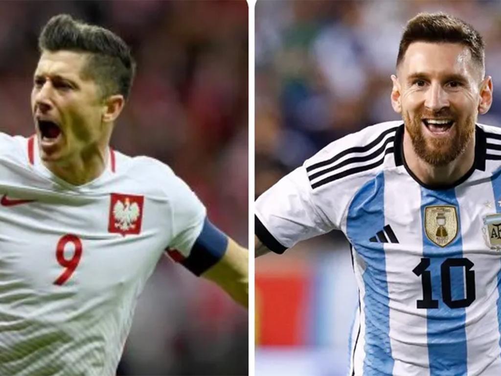 Messi Lewandowski