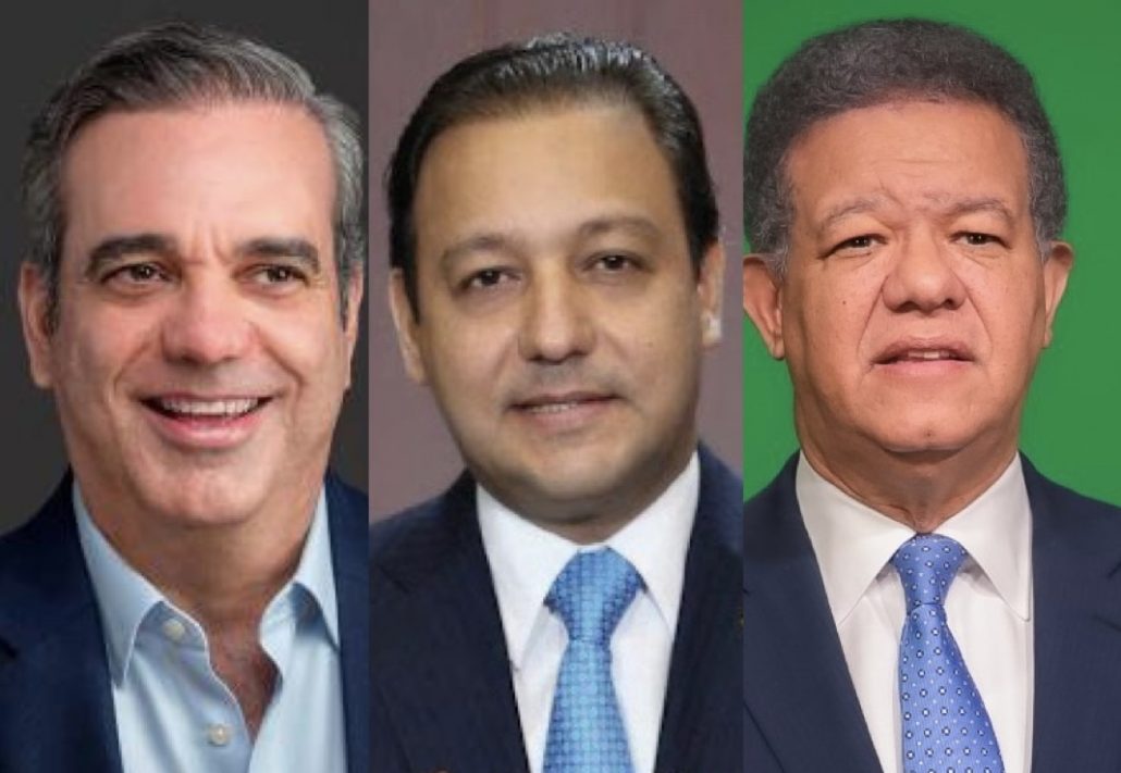 Luis Abinader Abel Martinez y Leonel Fernandez