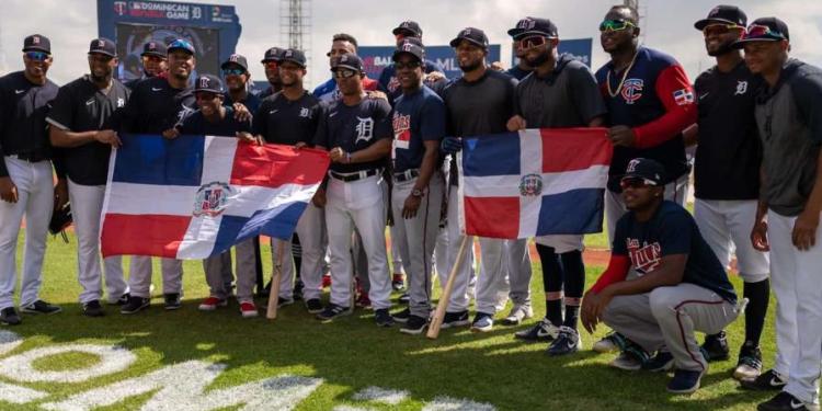 La ultima vez que se jugo Grandes Ligas en la Republica Dominicana fue en marzo de 2020 los Tigres de Detroit y Mellizos de Minnesota. ARCHIVO