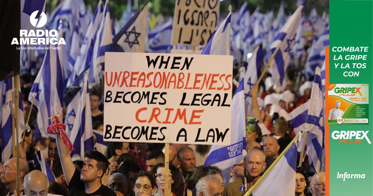 Mas de 150.000 israelies vuelven a protestar contra reforma judicial de Netanyahu