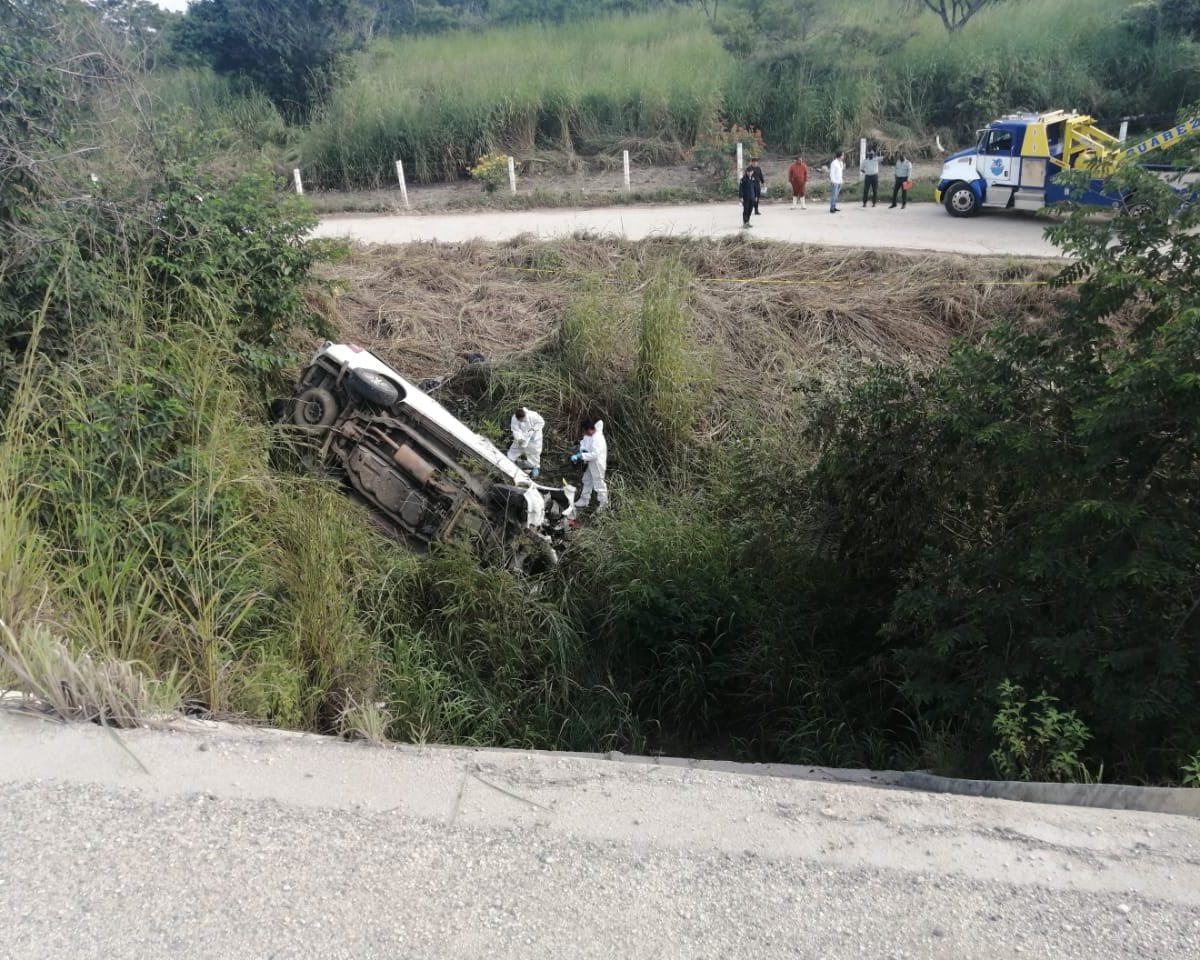 Mueren cinco migrantes hondurenos en un accidente carretero en el sureste de Mexico