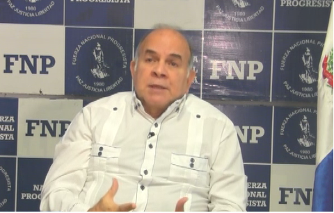 Pelegrin Castillo vicepresidente de la Fuerza Nacional Progresista FNP 1