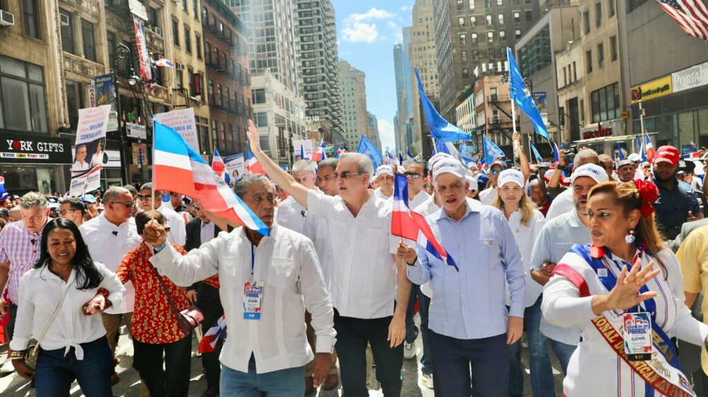 El presidente Abinader encabeza el Desfile Dominicano en Nueva York