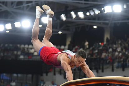 Audrys Nin gana oro para Republica Dominicana en gimnasia1