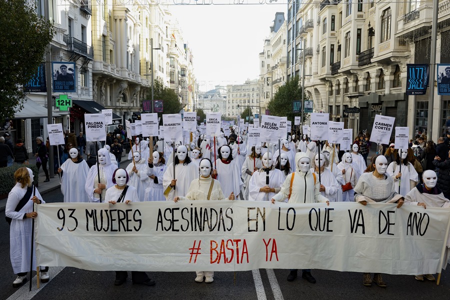 Manifestación del 25N, Día Internacional de la Eliminación de la Violencia contra la Mujer