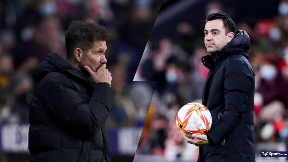 Diego Simeone Xavi Hernandez