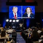 Trump y Harris Debate 1