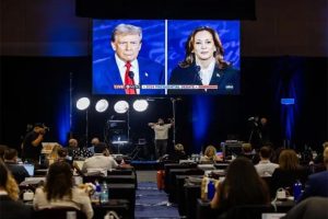 Trump y Harris Debate 1