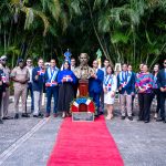 Foto 4, Angie Martínez Y Wilson Gómez Junto A Los Juramentados Y Miembros Del Cuerpo Diplomático.