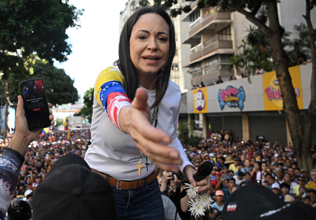 Venezuela Opposition Protest Machado