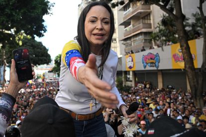 Venezuela Opposition Protest Machado