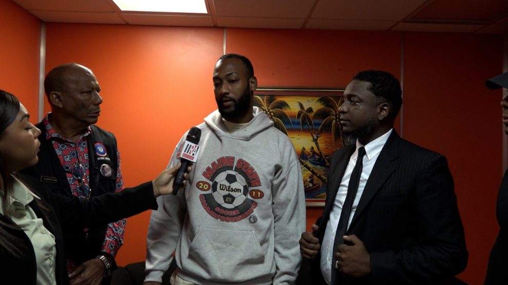 Óscar Alberto Féliz Marte (a) Barba Negra se entrega en Teleradio América y dice ser inocente del triple homicidio en Herrera