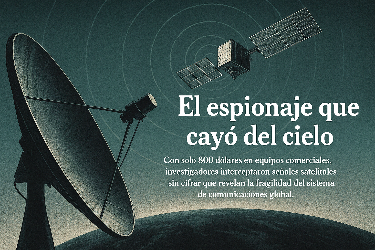El espionaje que cayó del cielo