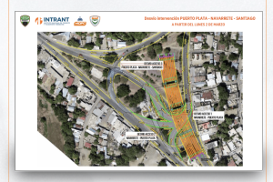 Obras Públicas realiza desvíos en la autopista Duarte por trabajos en circunvalación de Navarrete