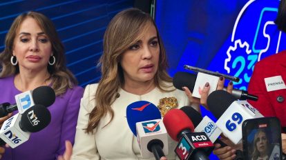 Laura Peña Izquierdo, presidenta de la Copardom y Lissette Dumit, vicepresidenta ejecutiva.