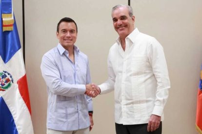 Presidente de ecuador visita rd por acuerdo comercial