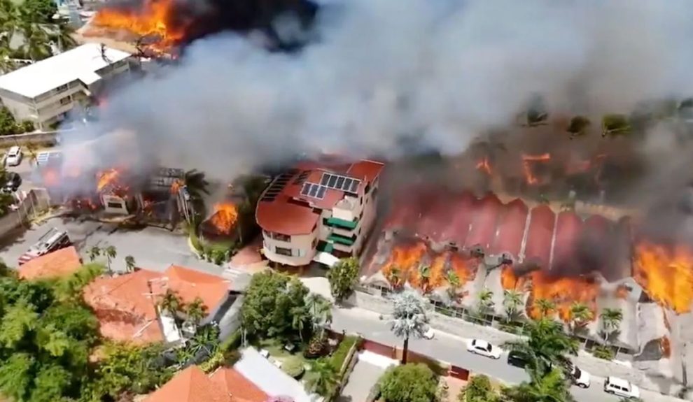 Incendio hotel viva dominicus beach imagen gojko dominikana via storyful 1141988