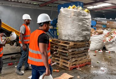 Obreros destruyen toneladas de productos que ponian en riesgo la salud de las personas consumidoras Foto Fuentee xterna