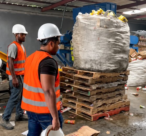 Obreros destruyen toneladas de productos que ponian en riesgo la salud de las personas consumidoras Foto Fuentee xterna