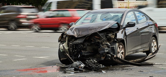 Accidentes automovilisticos frontales