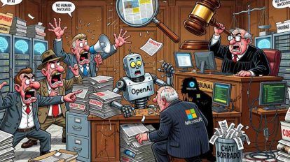 Medios piden sanciones contra OpenAI en disputa por derechos de autor de la IA