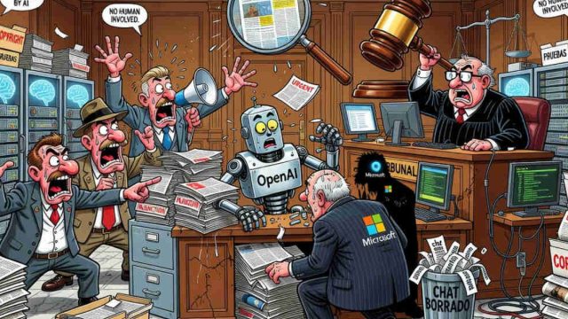 Medios piden sanciones contra OpenAI en disputa por derechos de autor de la IA
