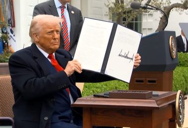 Trump tariff announcement