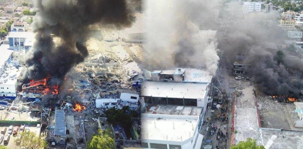 Explosion en San Cristobal