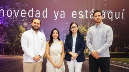 Vicente Chuan, Alejandra Santos, Marielly Figueroa y Sebastián Lotartaro.