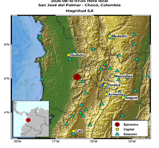 Temblor colombia sismo de magnitud 67 reportado en choco 50e7361e focus 0 0 896