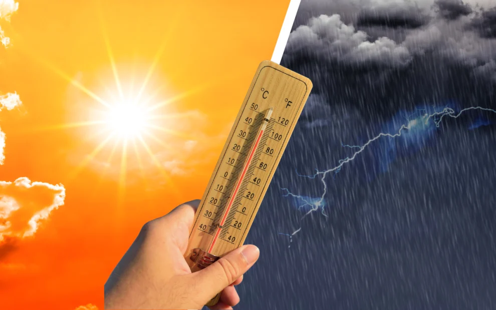 Calor lluvias